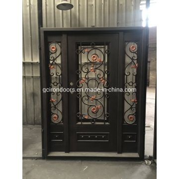 Classic Design Steel Doors with Sidelight