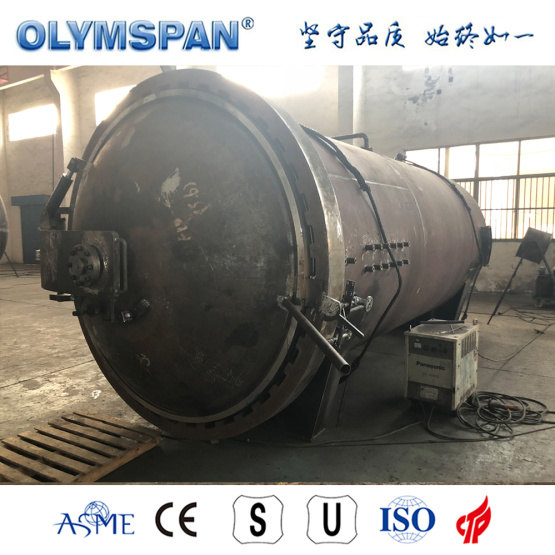 ASME standard small fiber glass material autoclave