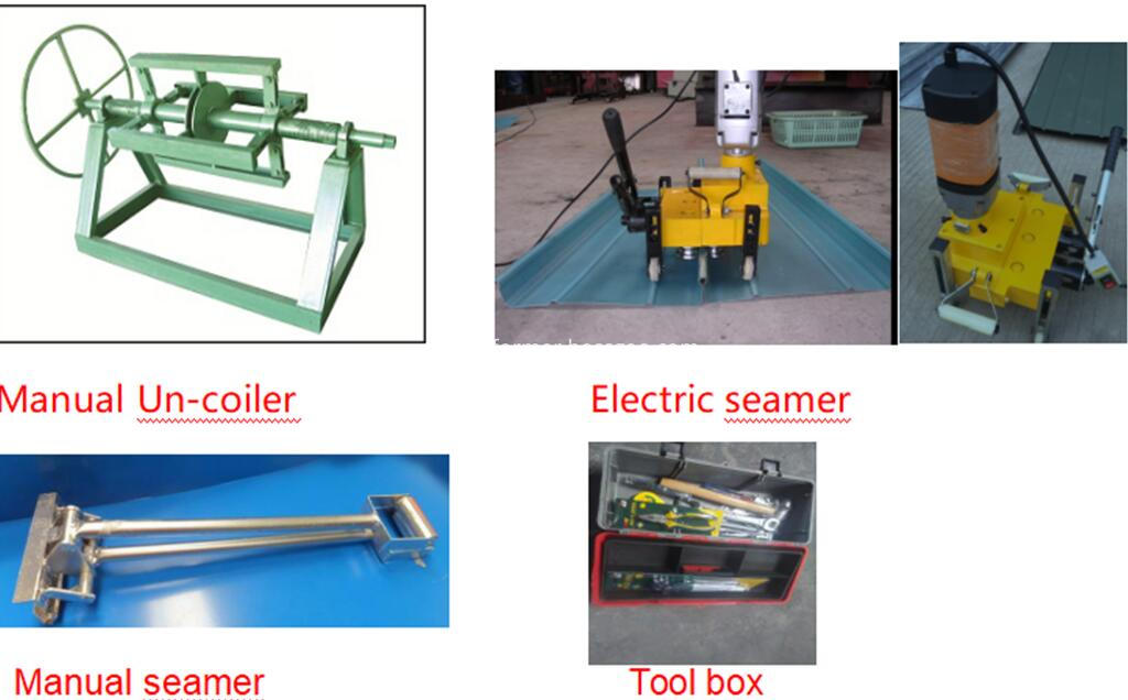 standing seam panel rollfoming line 10