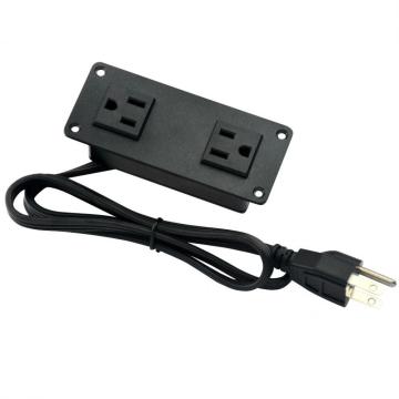 US Dual Power Outlets Strip For Furniture