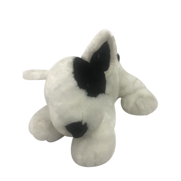 White And Black Plush Dog