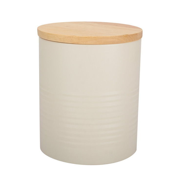 Bamboo lid Canister