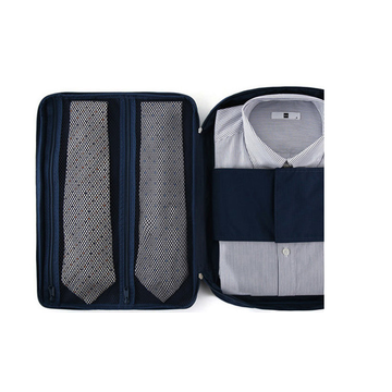 factory Men Multifunction Portable Travel Shirt Tie Organizer Bag Travel Storage Pouch for Cloths