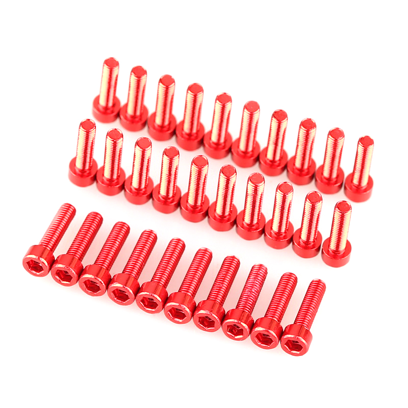 aluminum anodized socket jam screw metric