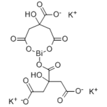 1,2,3-Propanetricarboxylicacid, 2-hydroxy-, bismuth(3+) potassium salt  CAS 57644-54-9