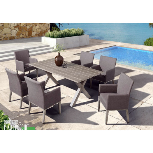 Aluminum Outdoor Tables And Chairs Dining Set