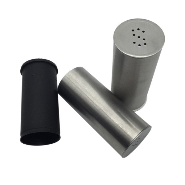 Modern Stainless Steel Salt and Pepper Shaker