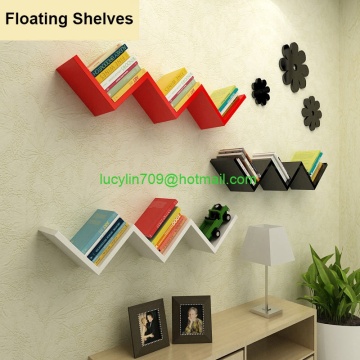 Floating Wall Mounted Shelves CD DVD Book Unit Display Storage Rack Home Decor
