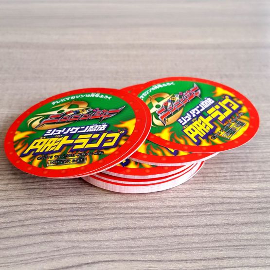 Custom print round mini memory card game
