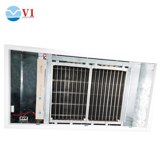 Ceiling 1600 cmh plasma carbon UV air sterilizer