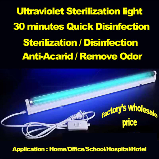 Portable UVC disinfection lamps uv tube light
