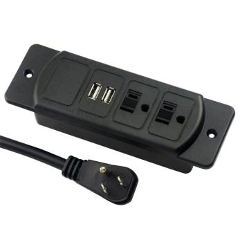 US Dual Power Outlets With USB Socket