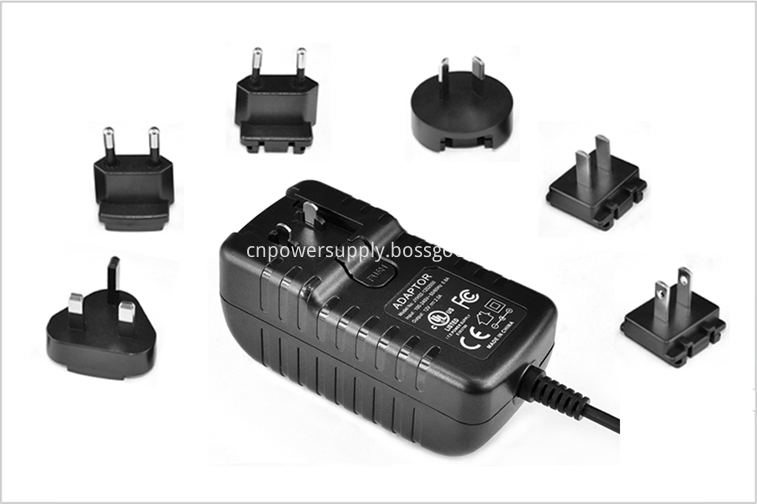 interchangeable plug power adapter