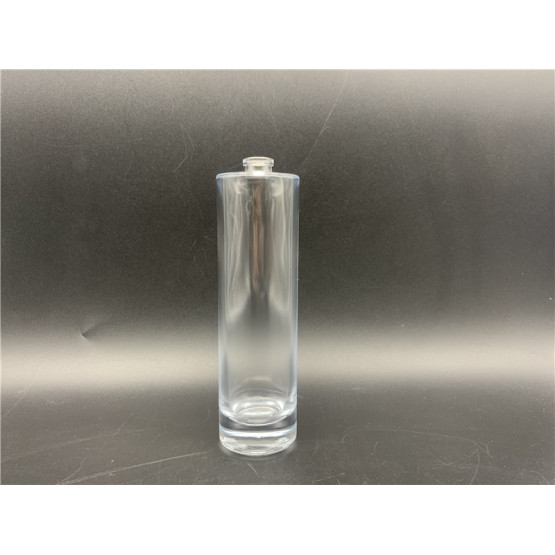100ml large cylindrical empty glass perfume bottle