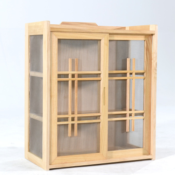 kitchen wall hanging cabinet made in china,Simple solid wood cupboard,Kitchen tool storage cabinet