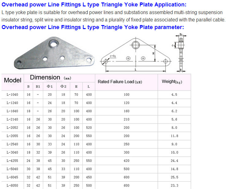 L Yoke Plate