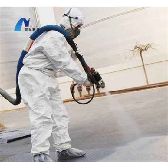 Eco-Friendly  Spraying Polyurea SPUA-90 AB Courts Sports Surface Flooring Athletic Running Track