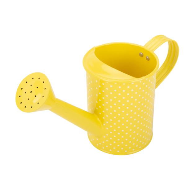 Yellow Little Galvanized Steel Watering Can