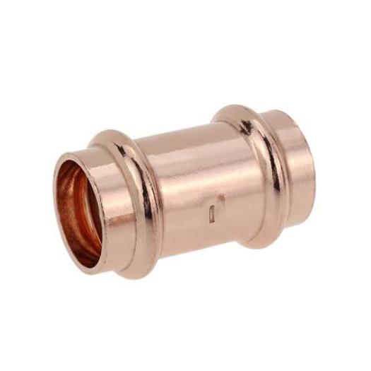 Copper press fitting coupling fitting for plumbing system