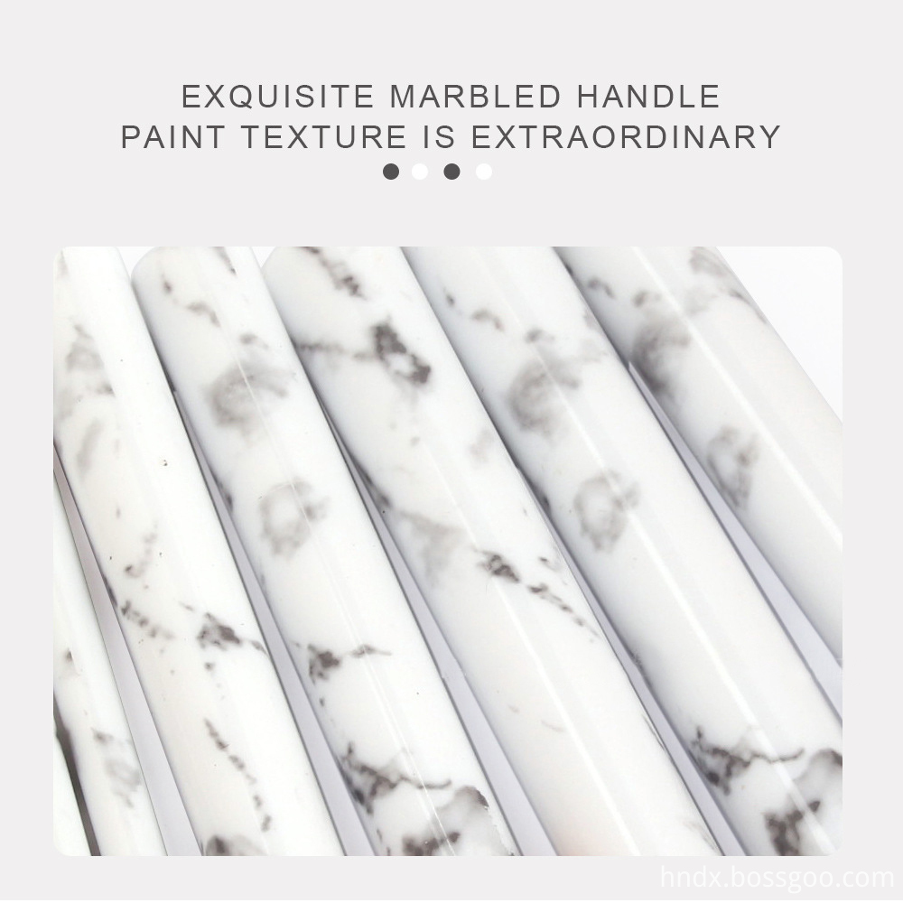 Marble Makeup Brushes 10 PCS 