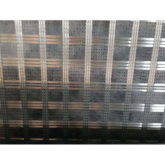 Coated Polyester Geogrid With Nonwoven Geotextile Composite