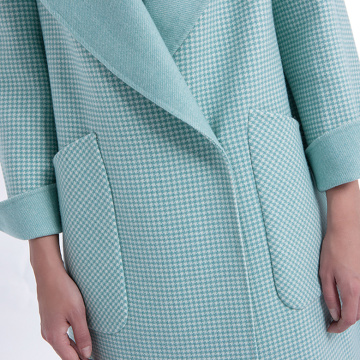 Lady's classic cashmere blend coat