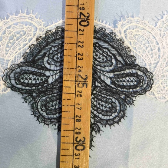 Black Edging Lace Ribbon Trim for Clothing