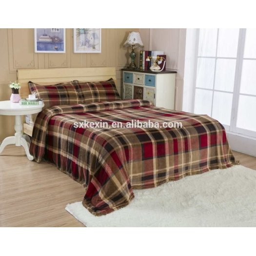 Super soft thick 300gsm flannel blanket bedding