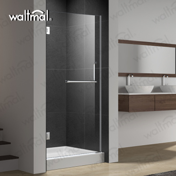 Hot Sale Simple Single Glass Shower Door For Small Shower Unit