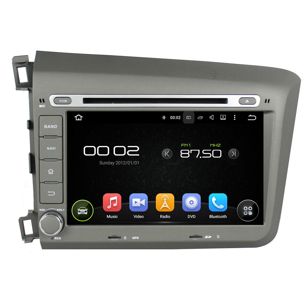 car stereo multimedia player system for Civic 2012