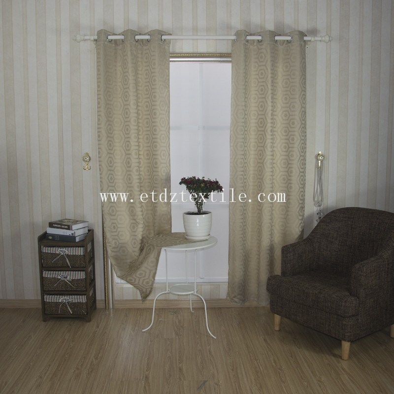 Typcial Design for Home Window Curtain WZQ163 Ivory