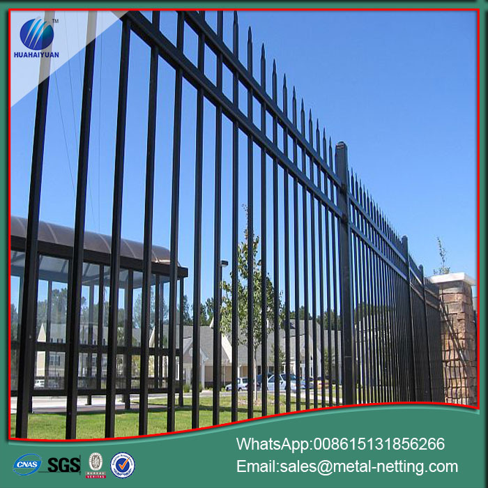 steel palisade fence metal steel fencing