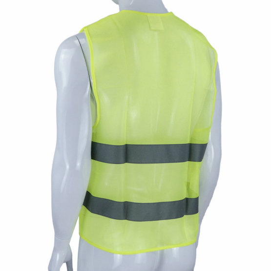 Reflective Safety Vest with 2 horizontal reflective tape