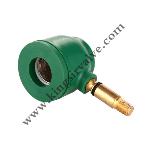 Green plastic ball valve
