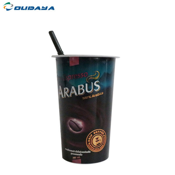 7oz Drinking plastic Coffee Cup with Lid