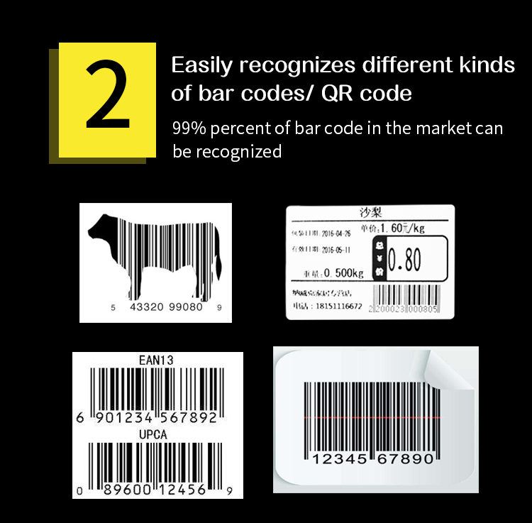Bluetooth barcode scanner S03
