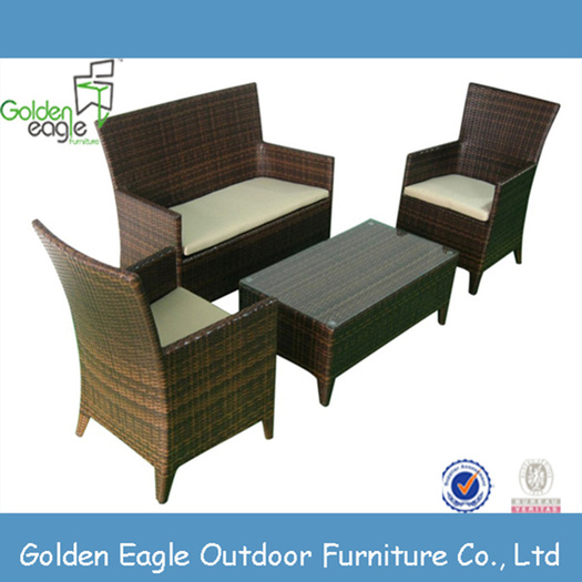 SGS Approvaled Fabric Material Wicker Dining Set