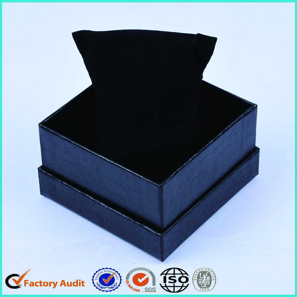 Luxury Black Watch Paper Box With Pillow Case