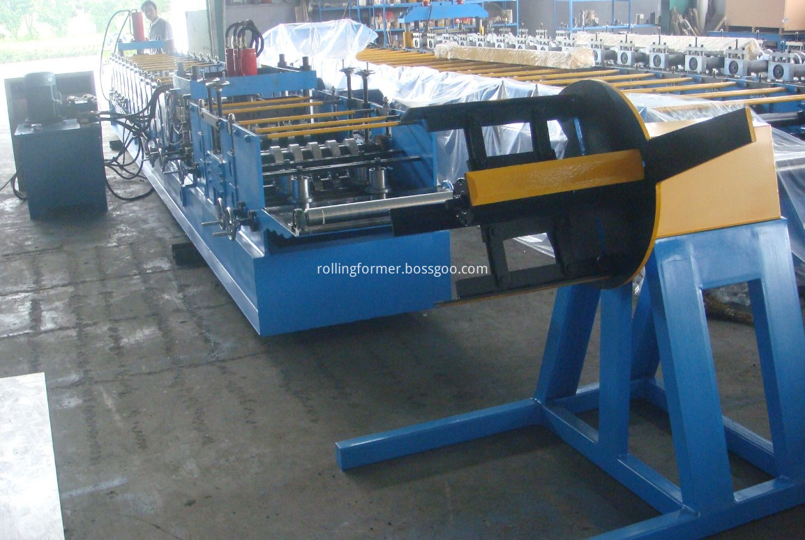 steel purlin profiles roll forming machine