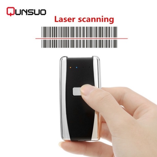 Handheld QR code scanner barcode Bluetooth reader