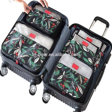 6 Set Packing Cubes,Compression Travel Luggage Organizers with Laundry Bag Shoes Bag for Carry-on Luggage, Suitcase and Backpack