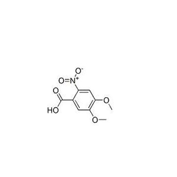 4998-07-6,4,5-Dimethoxy-2-Nitrobenzoic Acid, MFCD00014697