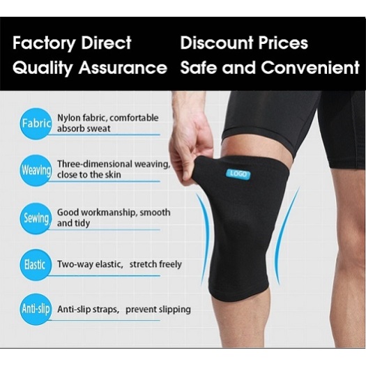 knee sleeve brace support with straps sports joint