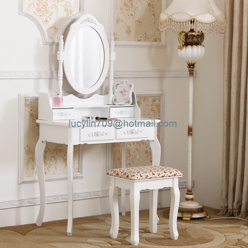 Bedroom North European white dresser mini type mini economy make-up table multifunction assembly simple dressing table