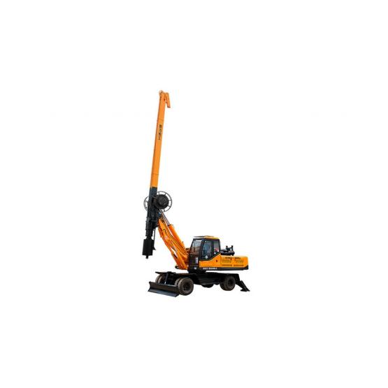 wheeled 20M mini pile driver for construction