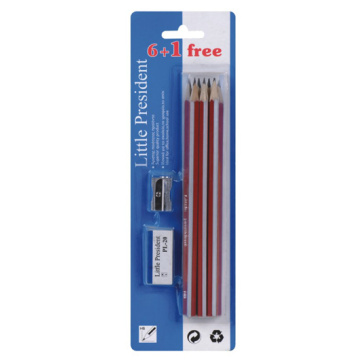 Pencil With Eraser Sharpener