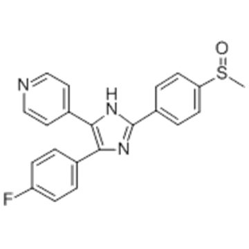 Pyridine,4-[4-(4-fluorophenyl)-2-[4-(methylsulfinyl)phenyl]-1H-imidazol-5-yl]- CAS 152121-47-6