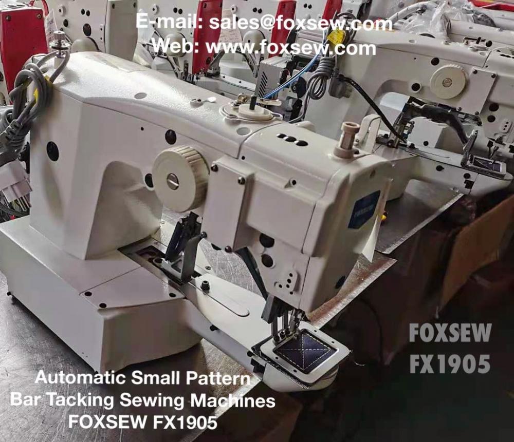 Automatic Small Pattern Bartacking Sewing Machine Foxsew Fx1905 3 Jpg