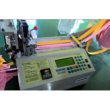 Automatic Woven Tape Cutting Machine Hot Knife with Two Line