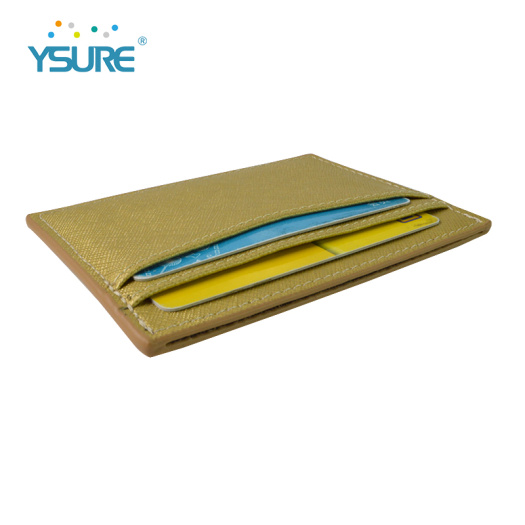 Cheap Front Pocket Pu Leather Credit Card Holder